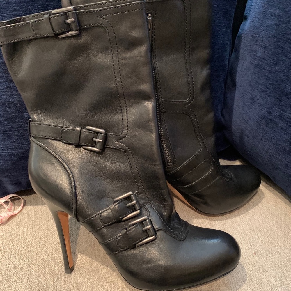 Black Coach Boots - NWT